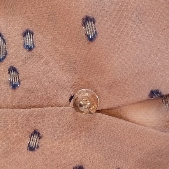 Vtg Tuleh Silk Blouse Italy S Mauve - Picture 3 of 10